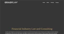 Desktop Screenshot of gradylaw.com